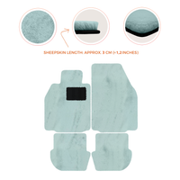 Premium Luxury Sheepskin Floor Mats for Porsche 911 (2004-2012)