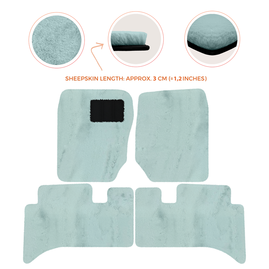 Premium Sheepskin Floor Mats for Range Rover Sport L460 (2022-2024)
