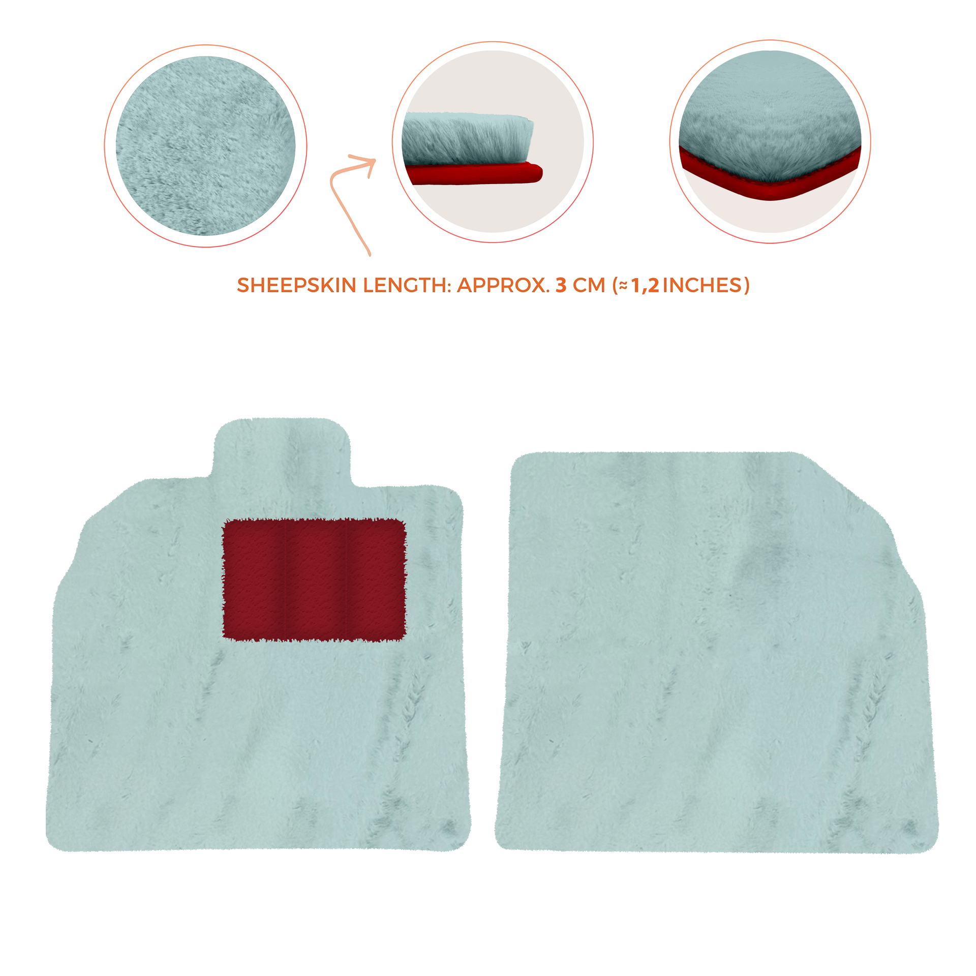 Black Floor Mats for Lamborghini Aventador SV with Alcantara Leather - AutoWin.EU