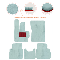 Premium Sheepskin Floor Mats for Mercedes-Benz G-Class W463 2008-2018