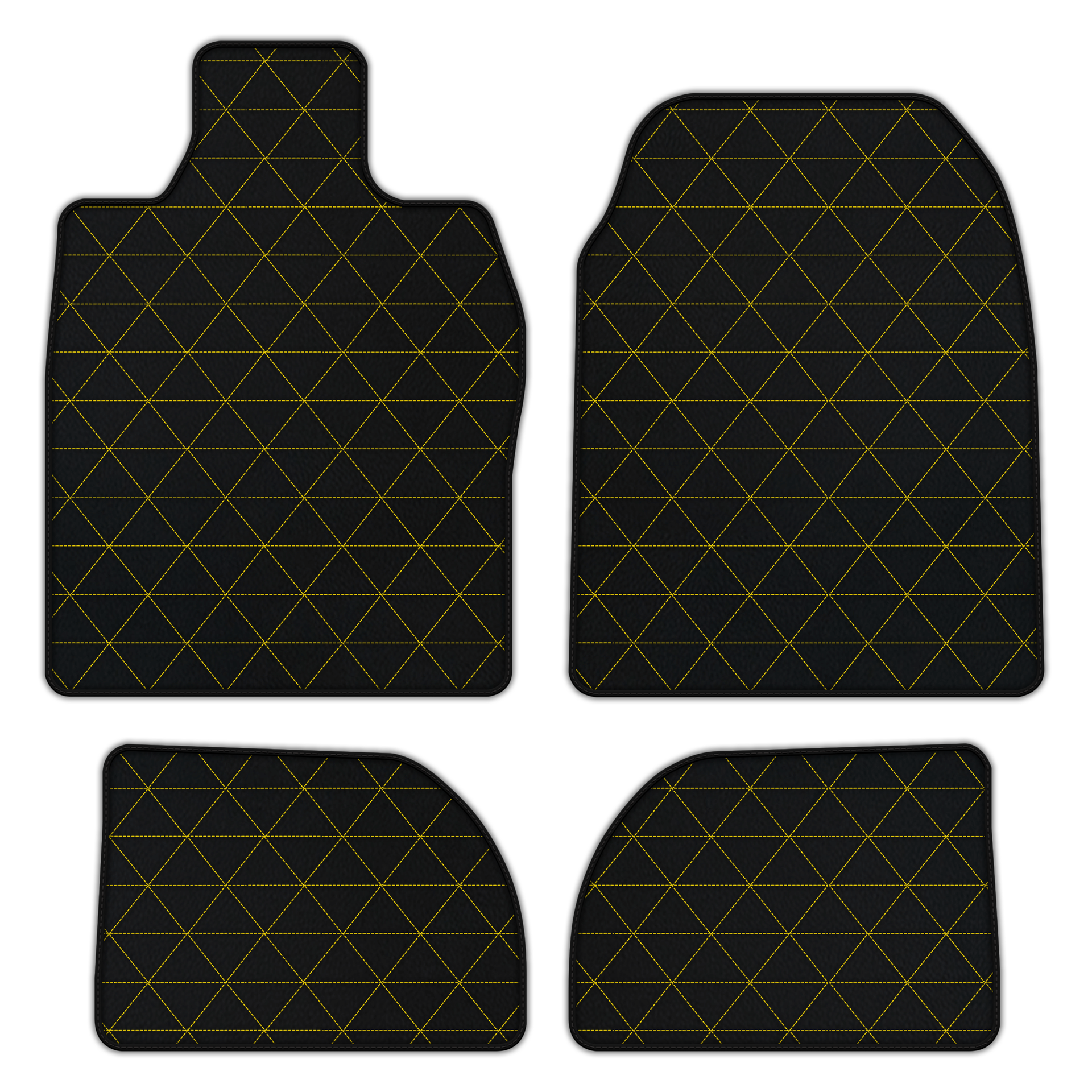 Premium Customizable Leather Floor Mats for Porsche 924 (1976-1988)