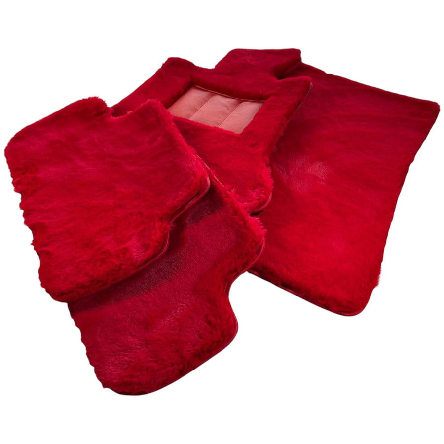 Various Colors of Sheepskin Floor Mats Tailored for the Aston Martin DB9 Volante (2004-2016) Convertible - AutoWin