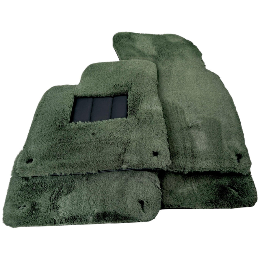 Various Colors of Sheepskin Floor Mats Tailored for the Aston Martin DB9 Volante (2004-2016) Convertible - AutoWin