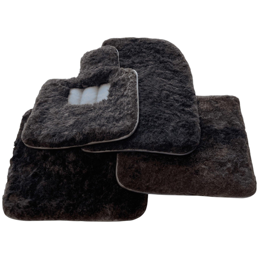 Various Colors of Sheepskin Floor Mats Tailored for the Aston Martin DB9 Volante (2004-2016) Convertible - AutoWin