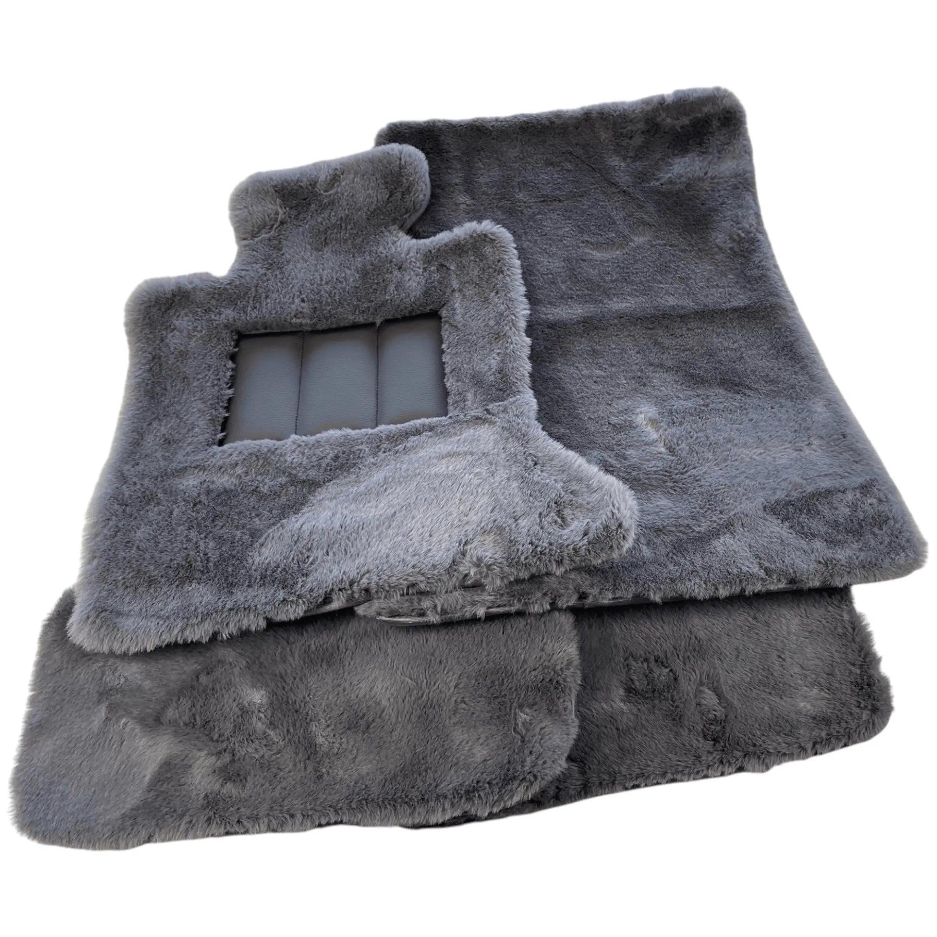Various Colors of Sheepskin Floor Mats Tailored for the Lexus LX 570 (2008-2021) - AutoWin