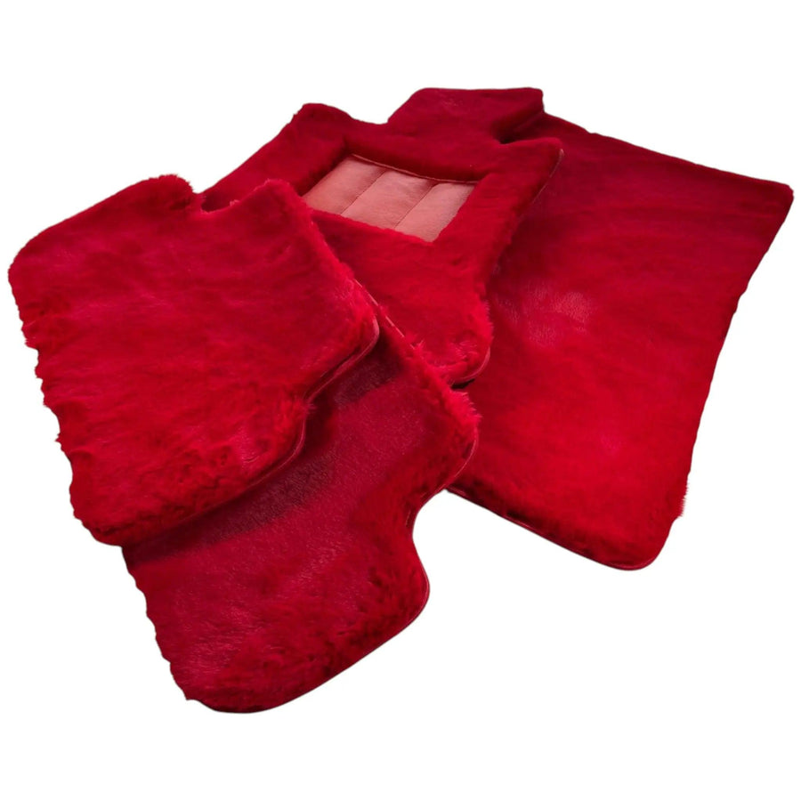 Various Colors of Sheepskin Floor Mats Tailored for the Lexus LX 600 (2022-2024) - AutoWin