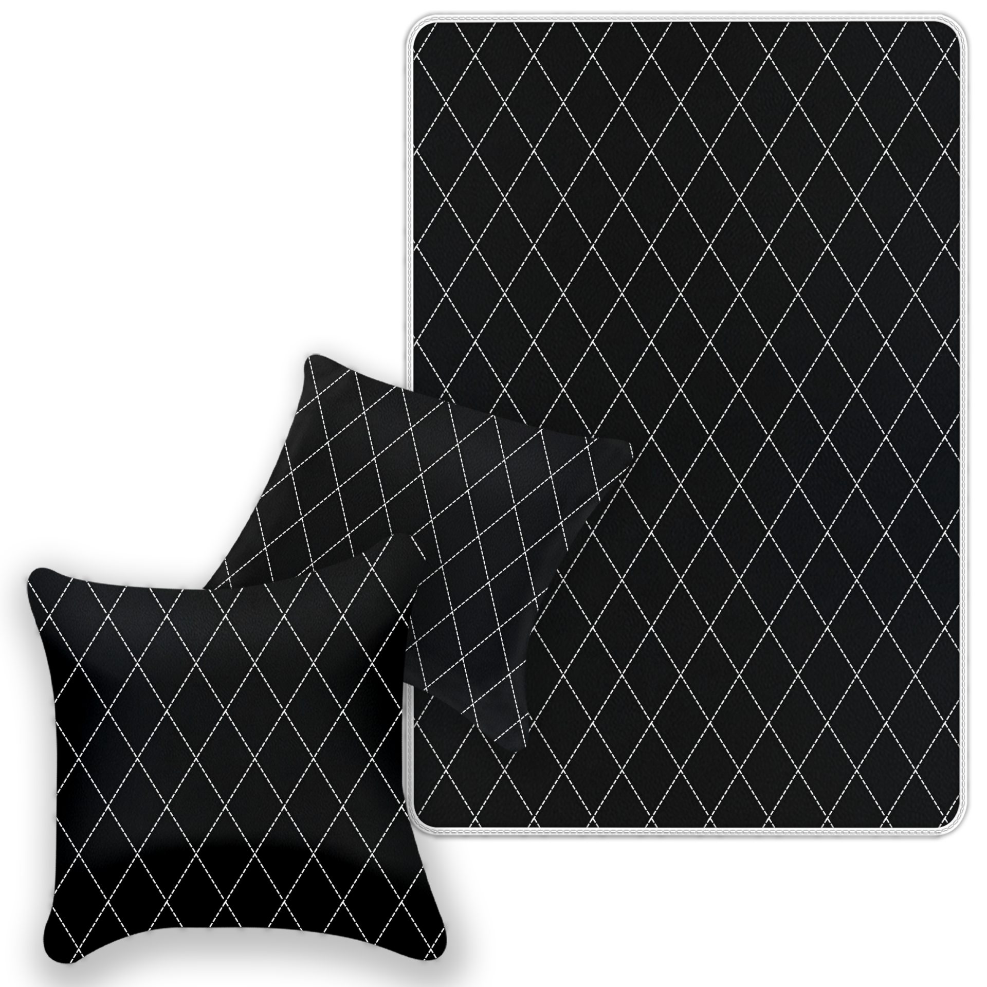 Premium Black Leather Floor Mats for Ferrari SF90 Stradale (2019-2024)