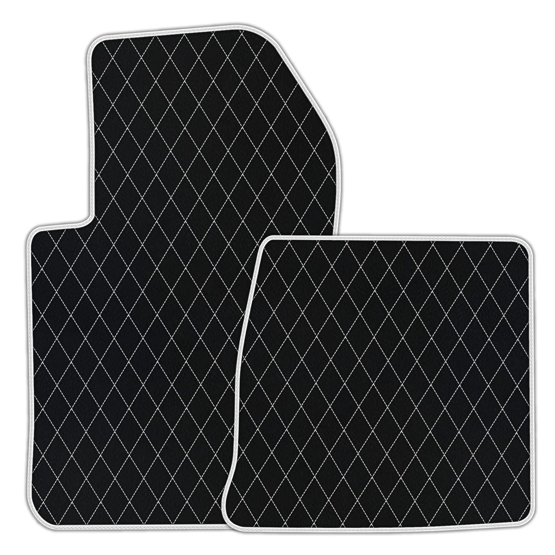Bespoke Black Leather Floor Mats for Ferrari 599 Coupe (2006-2012)