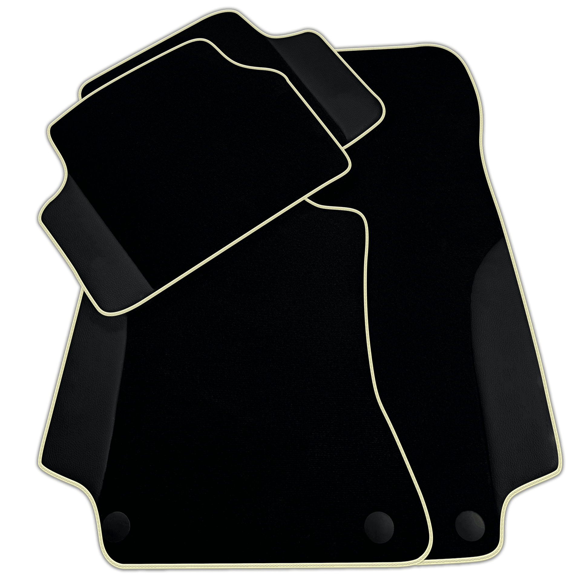 Customizable Black Floor Mats For Mercedes Benz C-Class W206 Sedan (2021-2023) Hybrid | Various Trim Colors