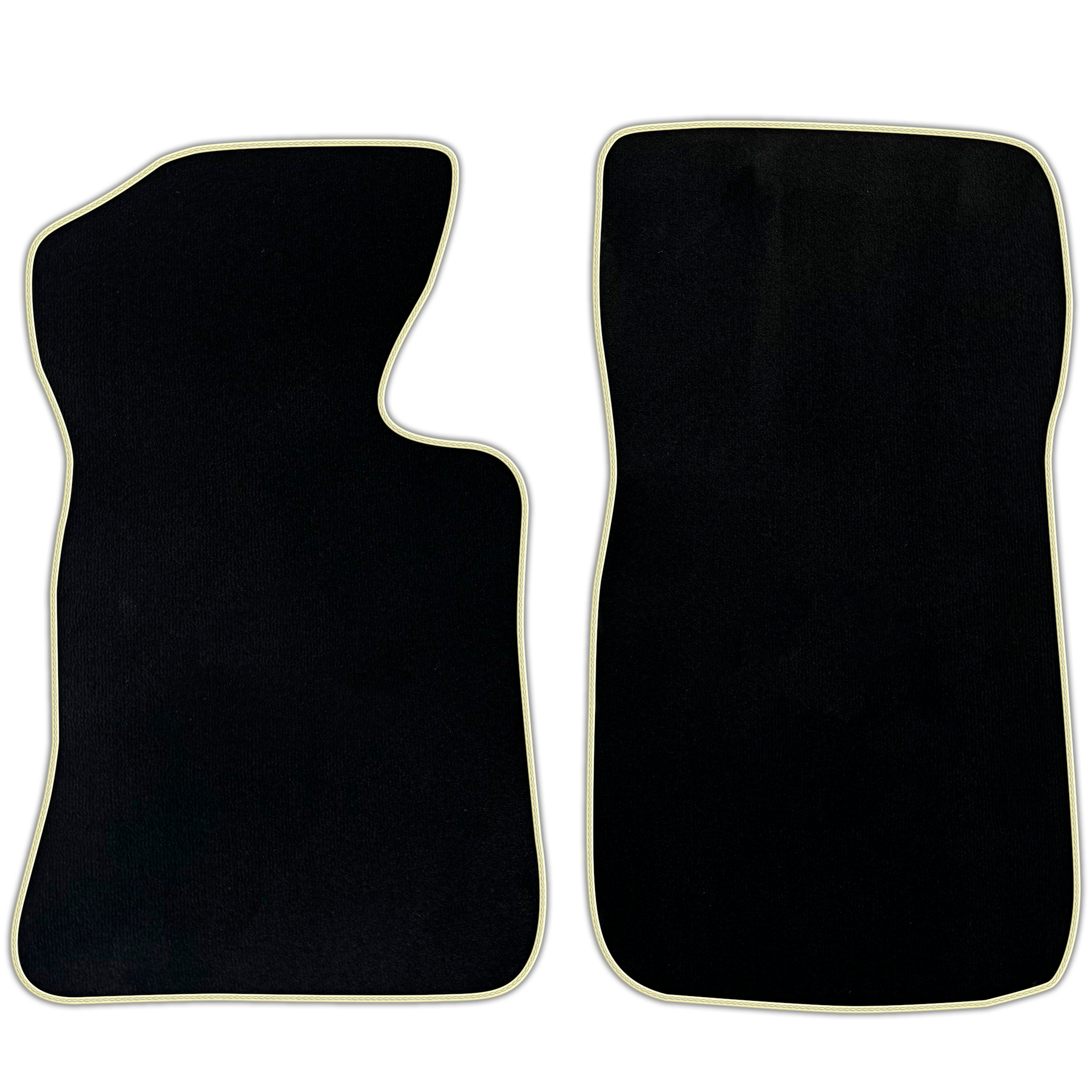 Custom Black Floor Mats for Chevrolet Corvette C2 (1963-1967) Black Trim