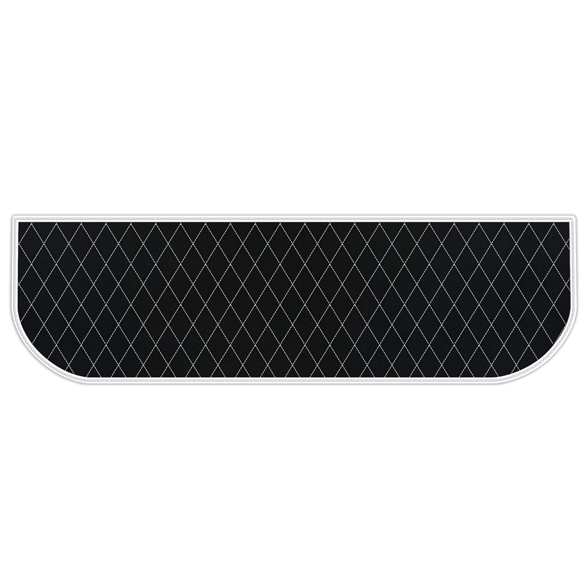 Premium Black Leather Floor Mats for Ferrari Enzo (2002-2004)