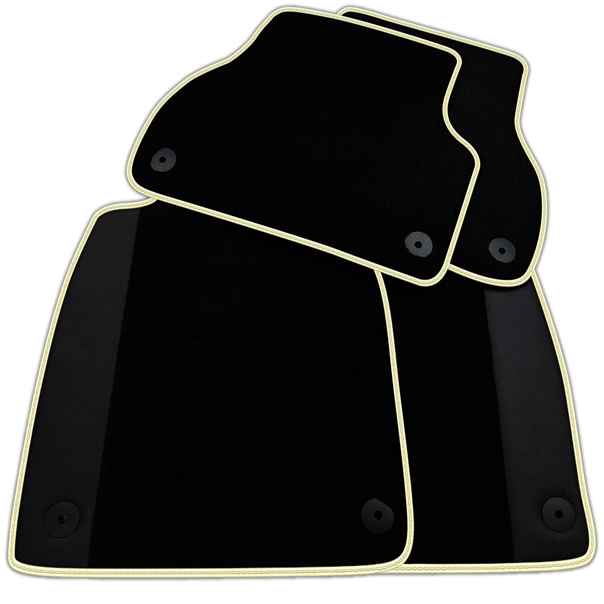 Customizable Black Floor Mats for Audi A8 A8 D4 Long (2010-2017)