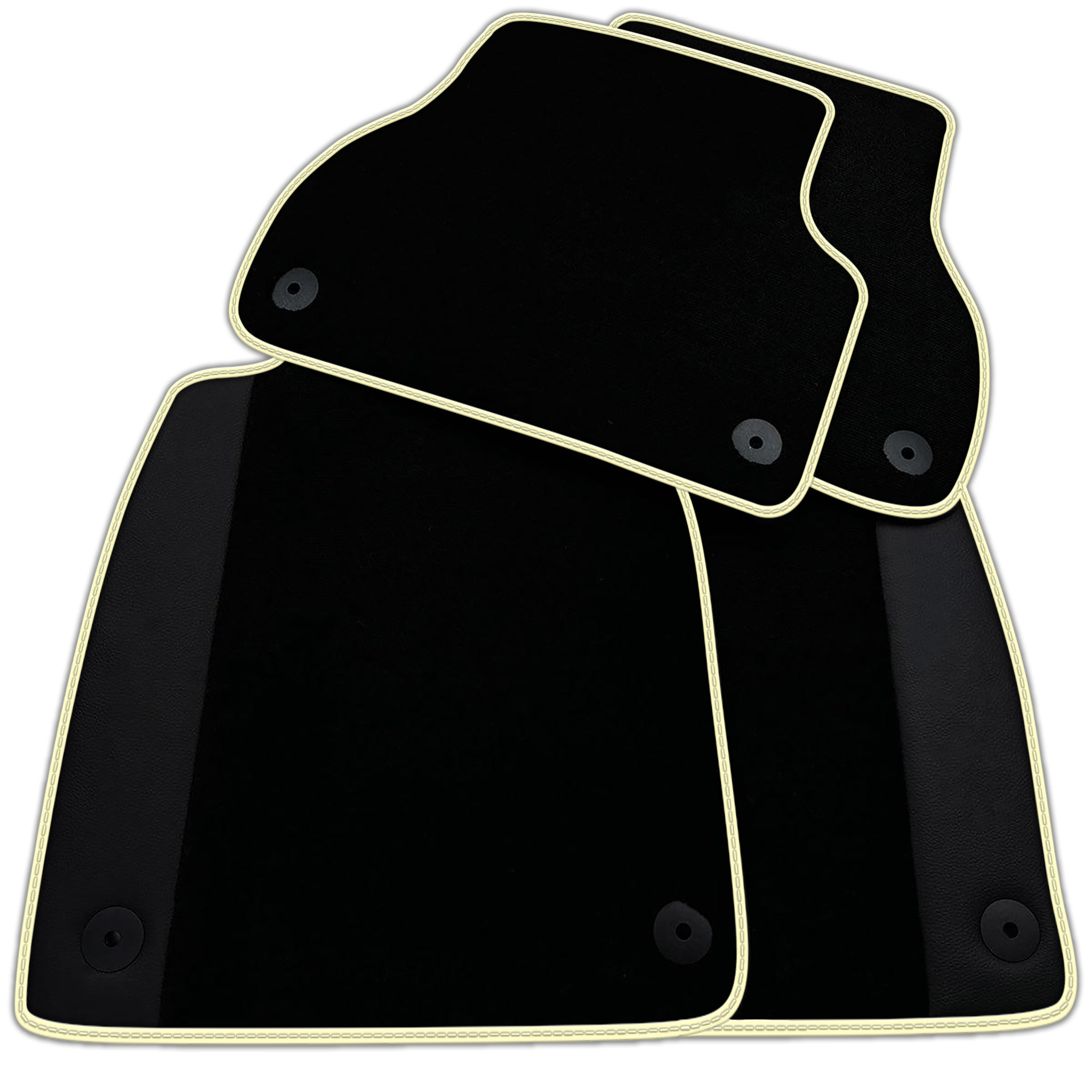 Customizable Black Floor Mats for Audi Q5 FY (2017-2023)