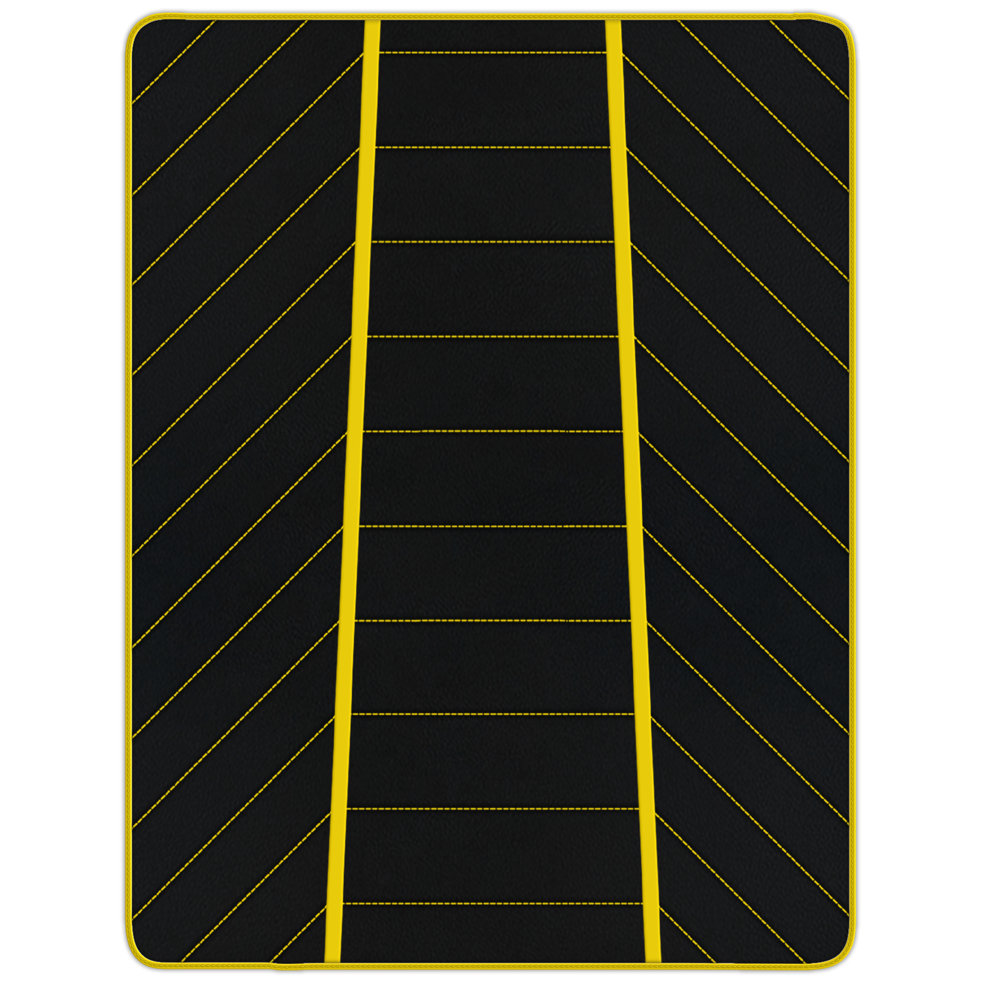 Premium Black Leather Floor Mats for Ferrari California | Full Set