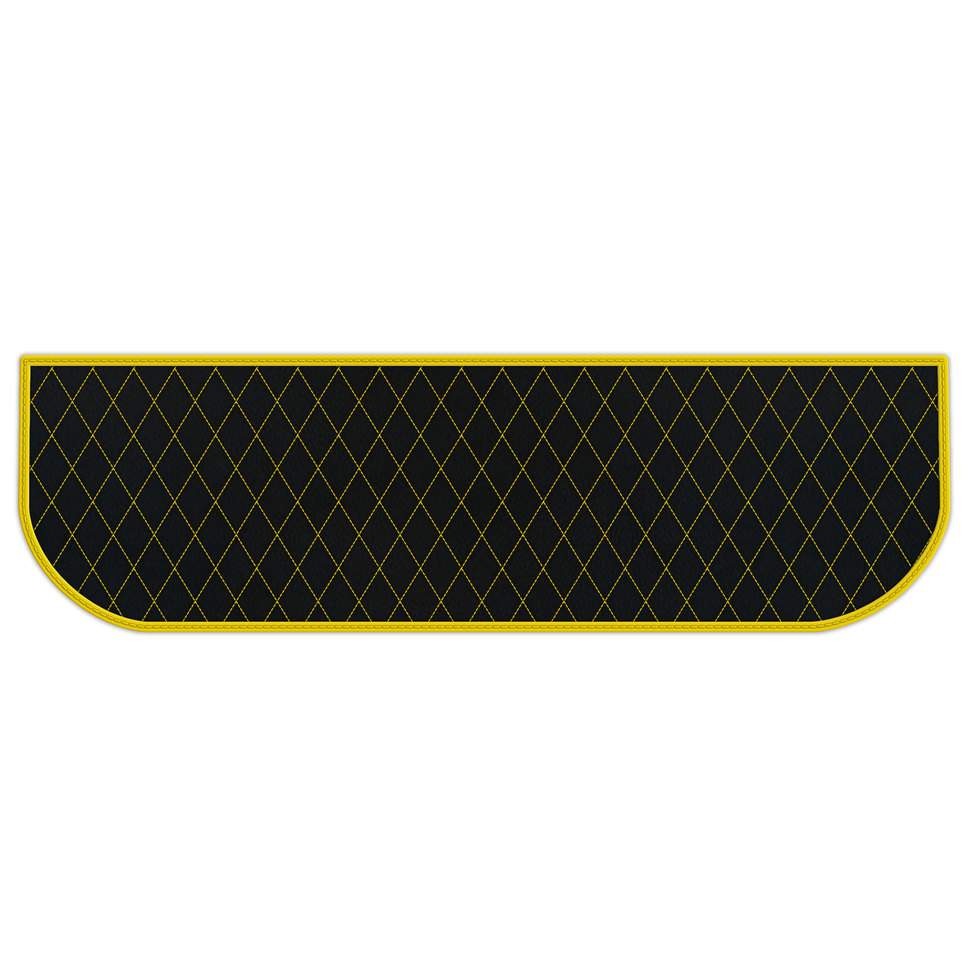 Premium Black Leather Floor Mats for Ferrari Enzo (2002-2004)