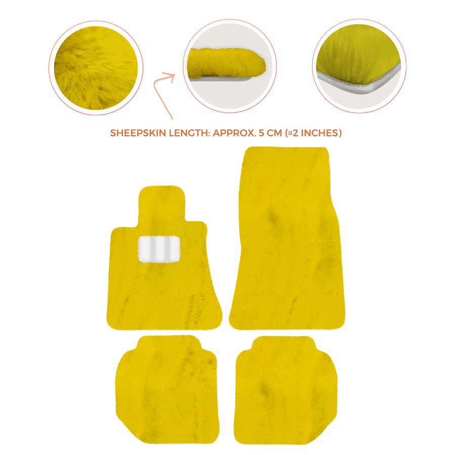 Luxury Sheepskin Floor Mats for Rolls-Royce Ghost Series I (2010-2014)