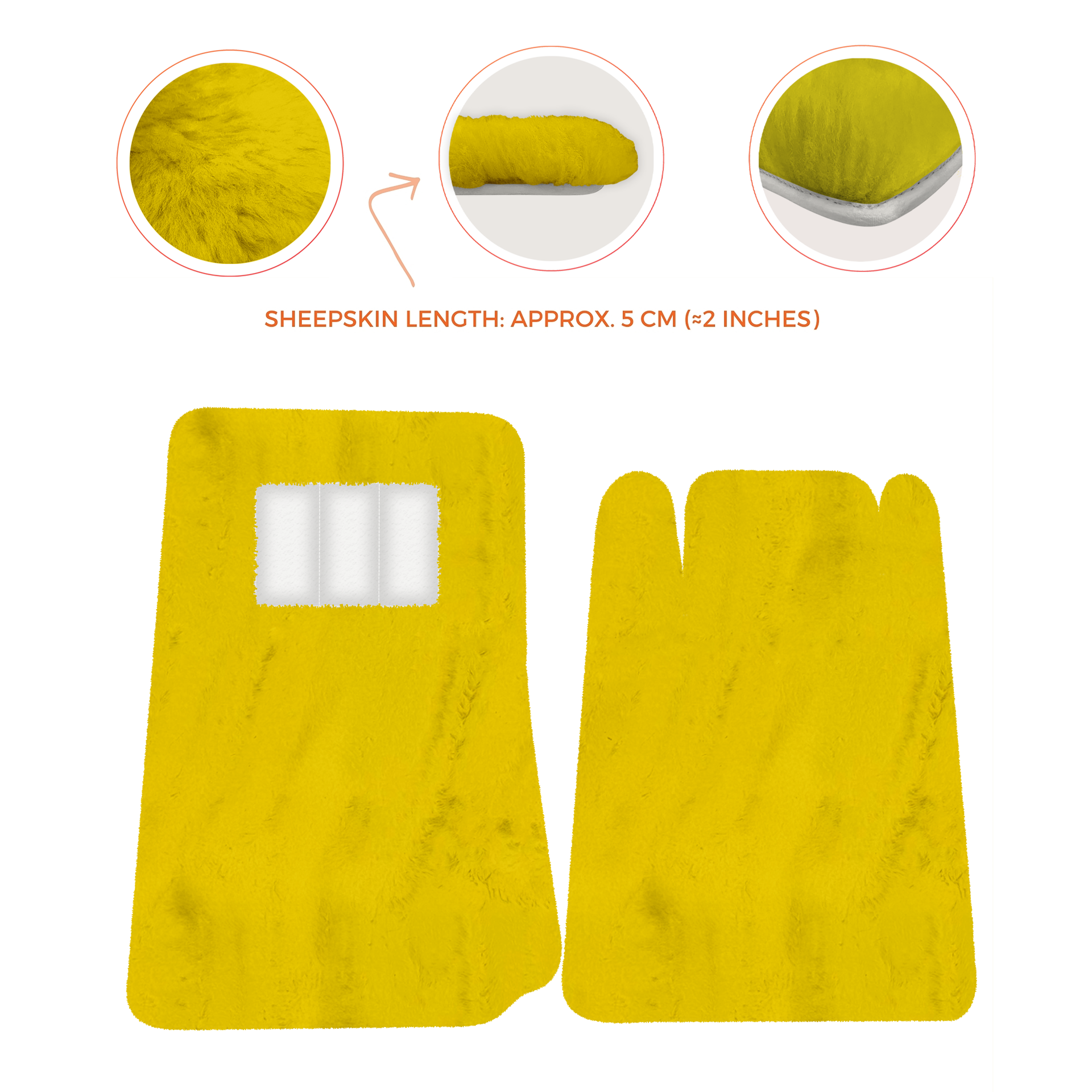 Lamborghini Jalpa Sheepskin Floor Mats (1981-1988) - Premium Luxury