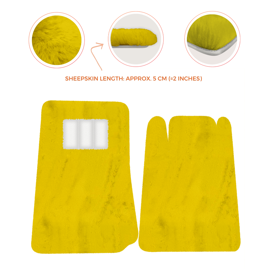 Lamborghini Jalpa Sheepskin Floor Mats (1981-1988) - Premium Luxury