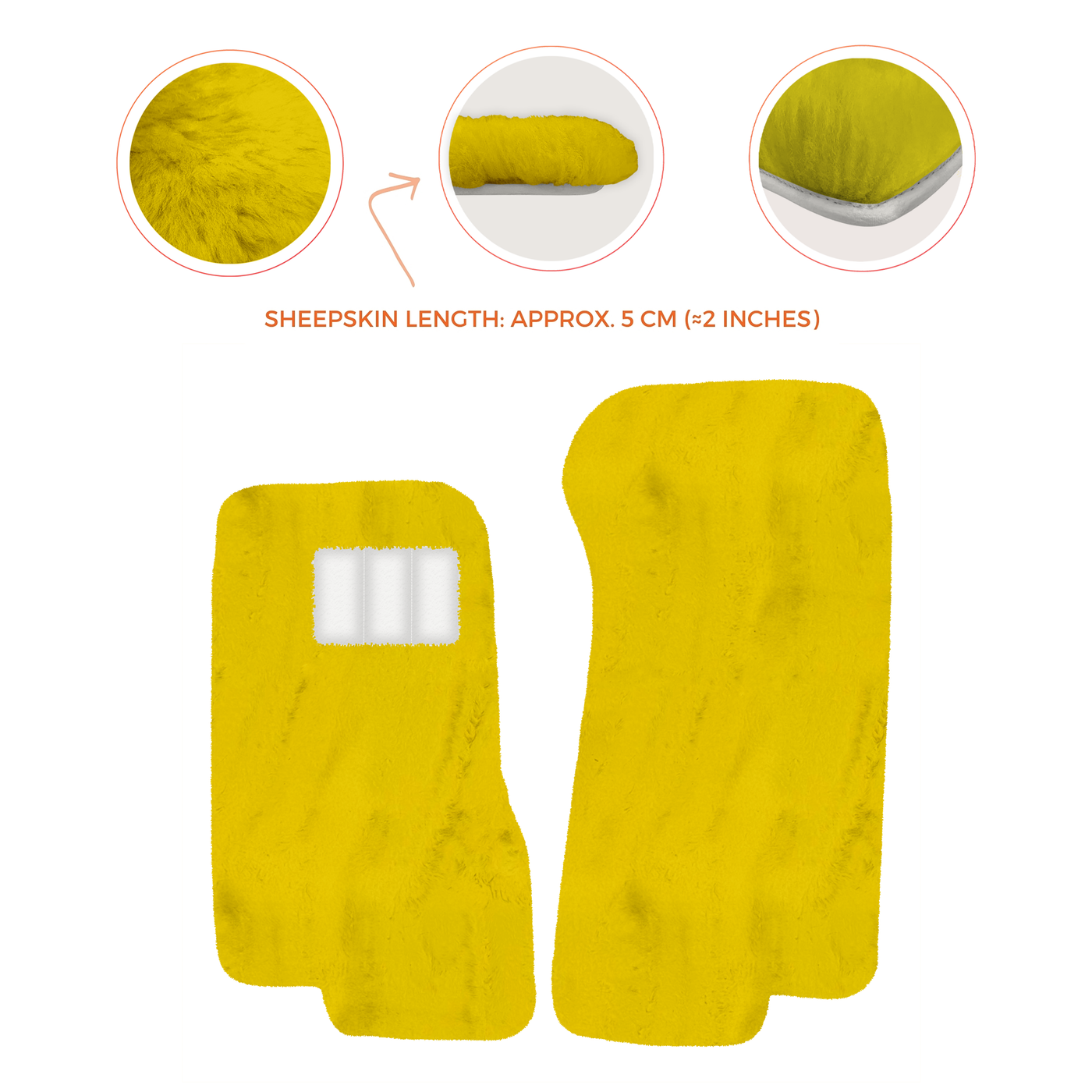 Luxury Sheepskin Floor Mats for Aston Martin V8 Coupe Special Volante (96-03)