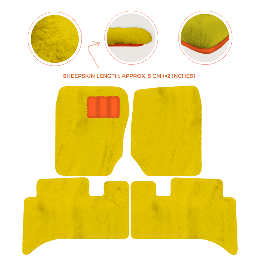 Premium Sheepskin Floor Mats for Range Rover Sport L460 (2022-2024)