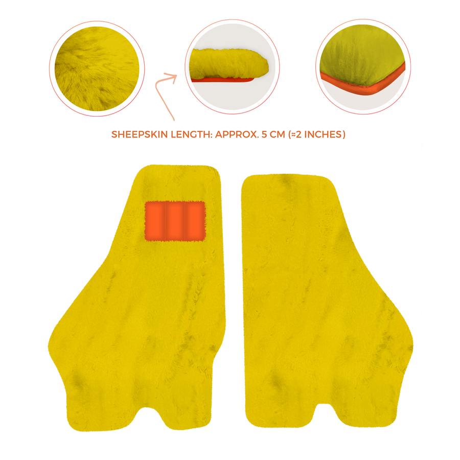 Luxury Sheepskin Floor Mats for Lamborghini Urus (2018-2026)