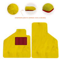 Premium Sheepskin Floor Mats for Lamborghini Aventador (2012-2022)