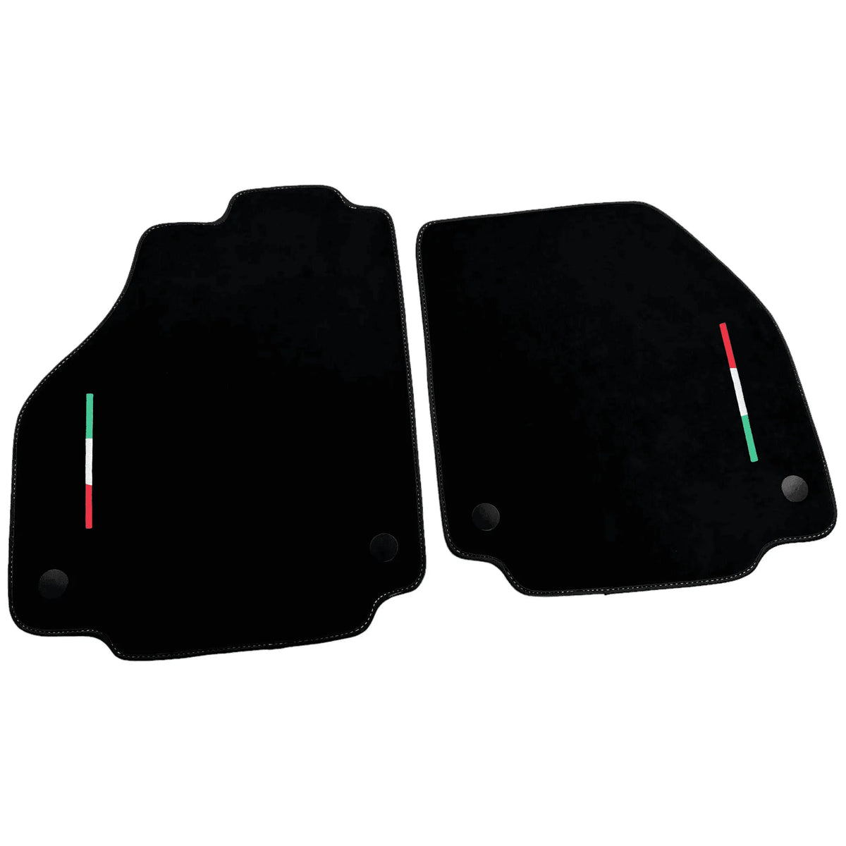 Alcantara Black Floor Mats For Ferrari 458 Italia (2009-2015) Yellow