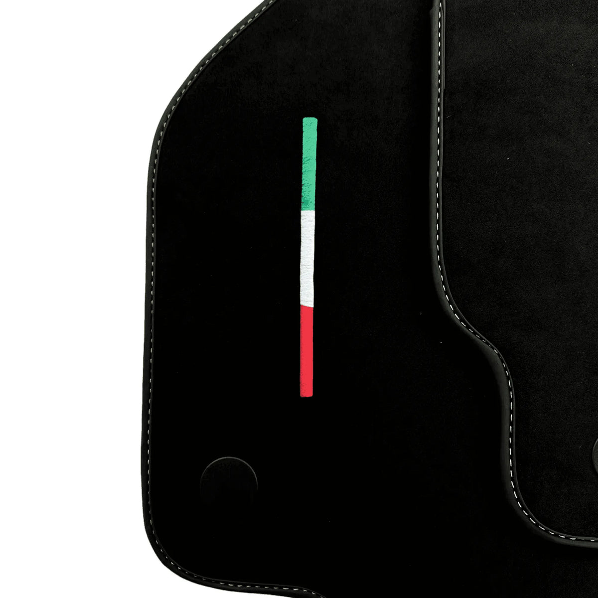 Alcantara Black Floor Mats For Ferrari 488 GTB (2016-2022) Italian Edition