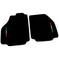 Alcantara Black Floor Mats For Ferrari 488 Pista Spider (2019-2021) Italian Edition