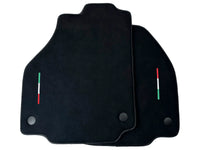 Alcantara Floor Mats for Ferrari 488 Spider 2016-2022 Yellow Sewing - AutoWin