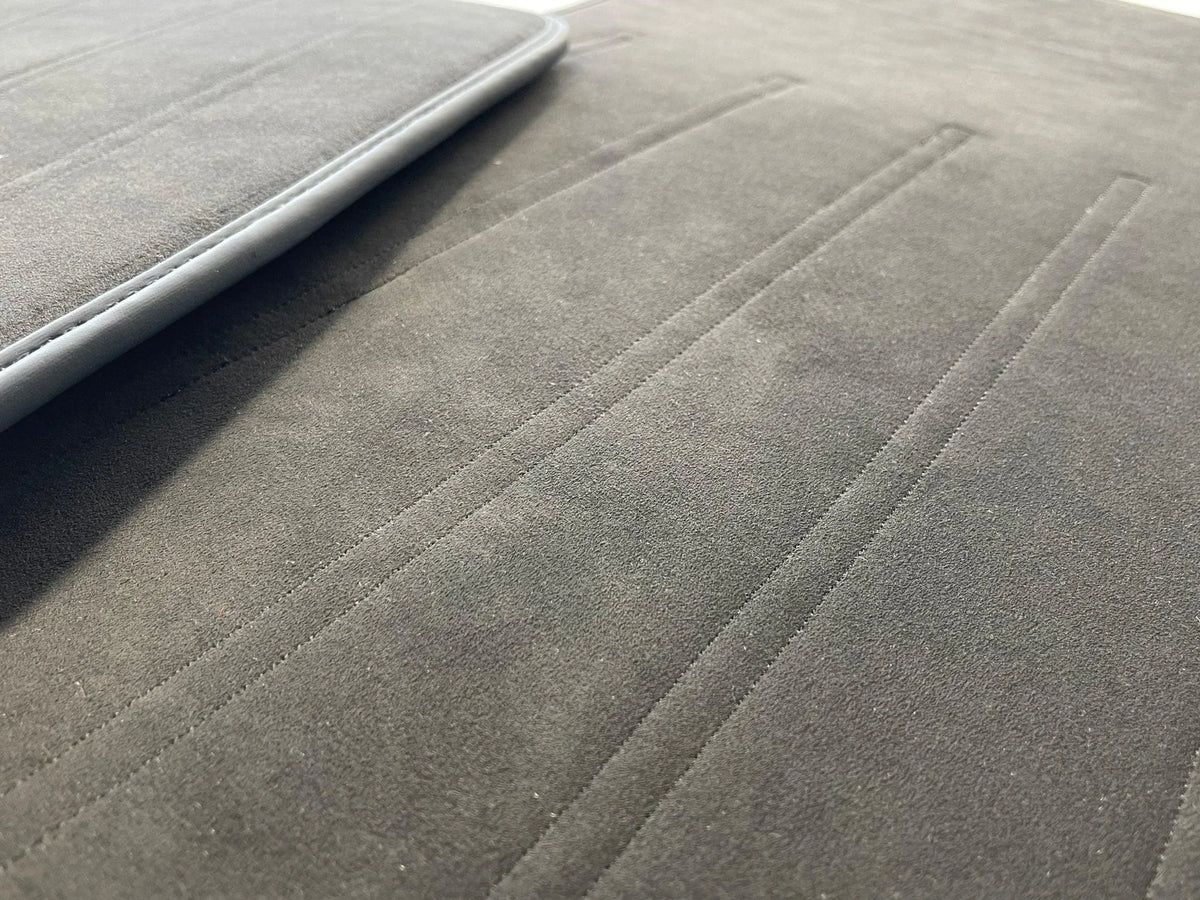 Alcantara Floor Mats For Rolls Royce Black Badge Ghost Series II (2021-2024) - AutoWin