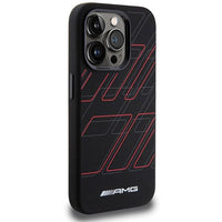 AMG Silicone Large Rhombuses Pattern MagSafe Hardcase for iPhone 15 Pro Max 6.7" - AutoWin