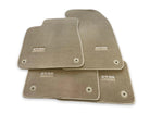 Beige Floor Mats for Audi A4 - B7 Convertible (2006-2009) | ER56 Design - AutoWin