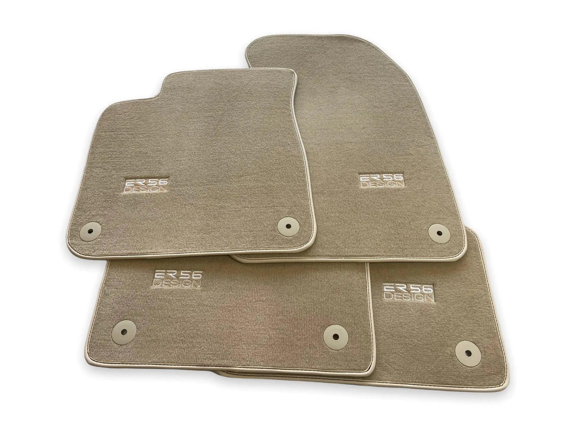Beige Floor Mats for Audi A5 - F5A Sportback (2017-2020) | ER56 Design - AutoWin