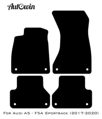 Beige Floor Mats for Audi A5 - F5A Sportback (2017-2020) | ER56 Design - AutoWin