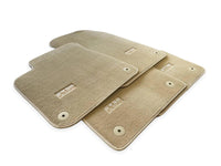 Beige Floor Mats for Audi A6 - C6 Allroad Quattro Facelift (2008-2011) | ER56 Design - AutoWin