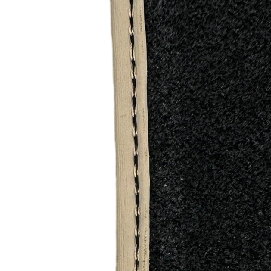Beige Floor Mats for Bentley Bentayga (2015-2023) with Leather - AutoWin