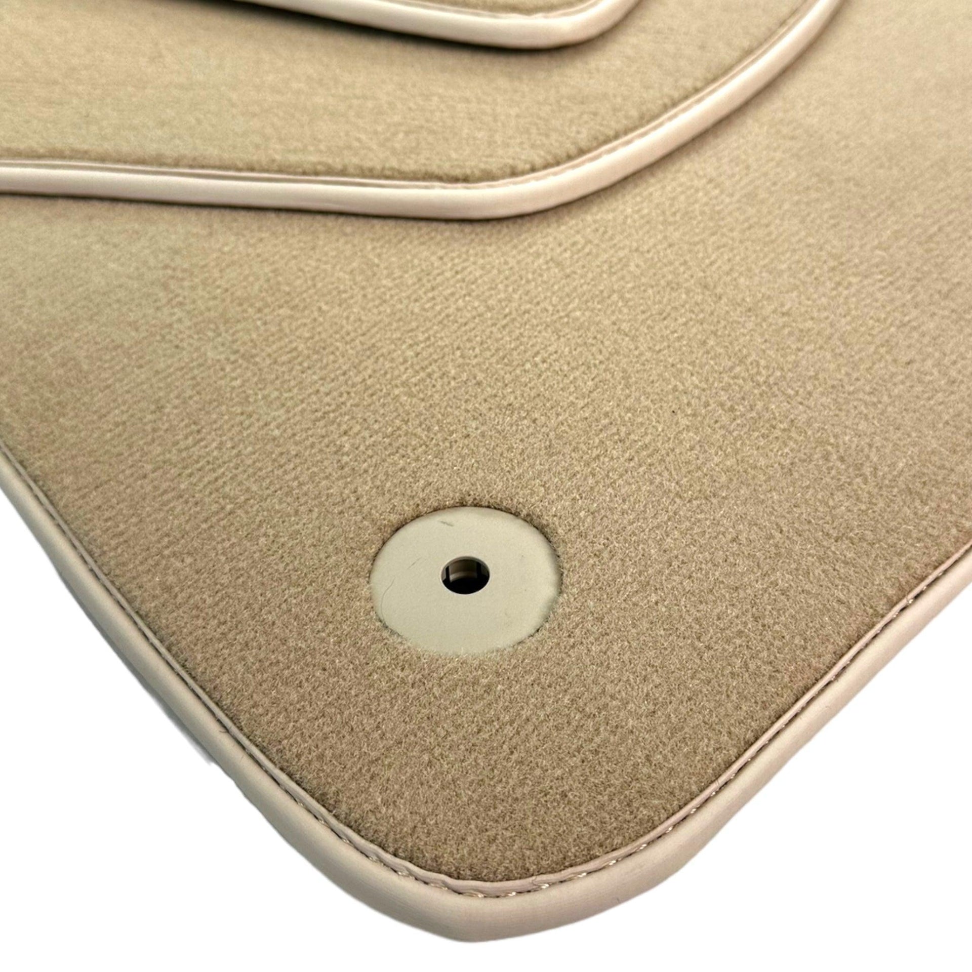 Beige Floor Mats For Bentley Continental GT (2018–2023) - AutoWin