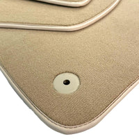 Beige Floor Mats For Bentley Continental GT (2018–2023) - AutoWin