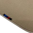 Beige Floor Mats For BMW Z4 Series E86 Coupe (2003-2008) With M Package - AutoWin