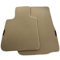 Beige Floor Mats For BMW Z4 Series E86 Coupe (2003-2008) With M Package - AutoWin