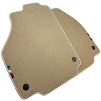 Beige Floor Mats for Ferrari 488 (2015-2022) | Italian Edition