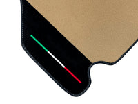 Beige Floor Mats For Ferrari F430 2004-2009 With Alcantara Leather - AutoWin