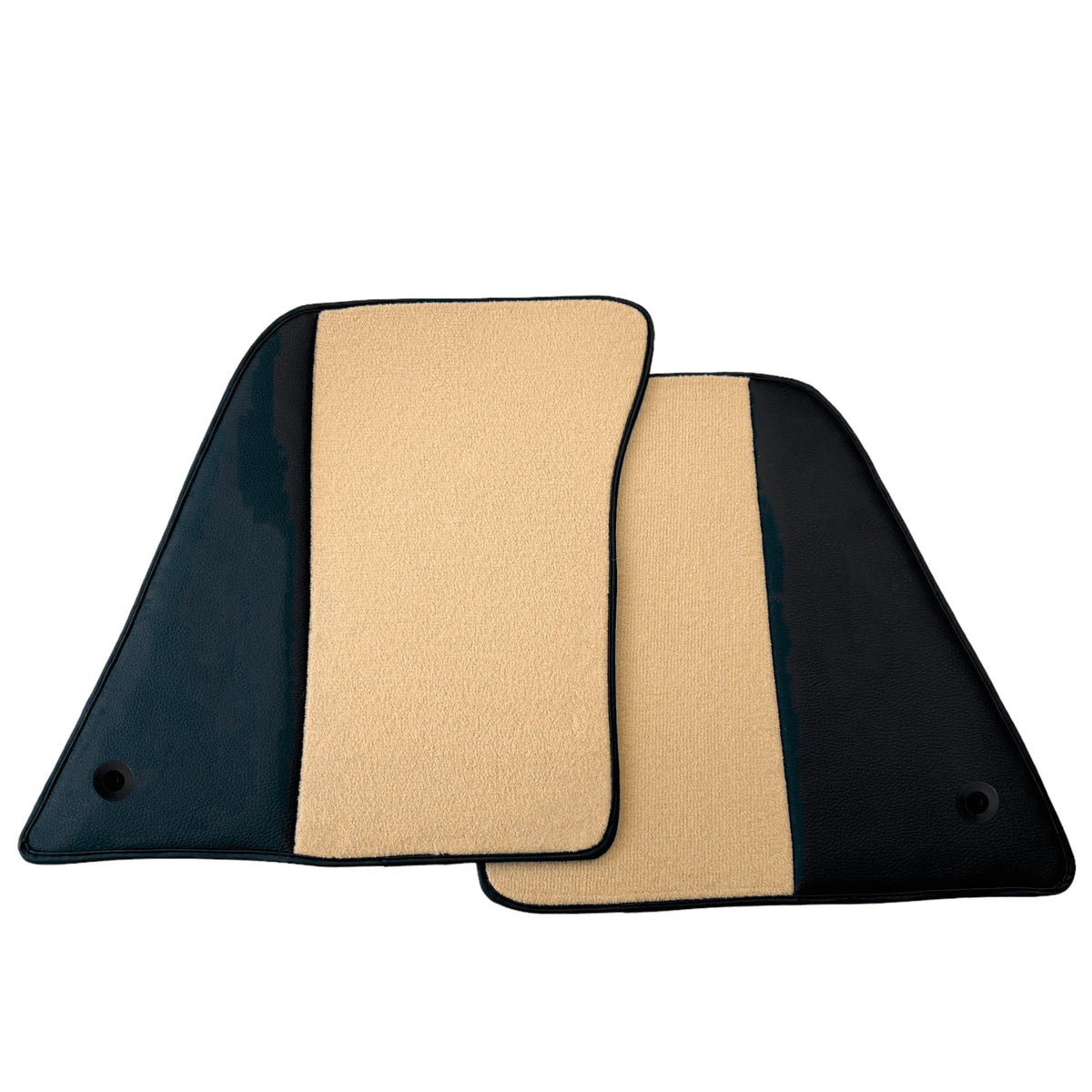 Beige Floor Mats for Ferrari SF90 Stradale (2019-2024) with Leather