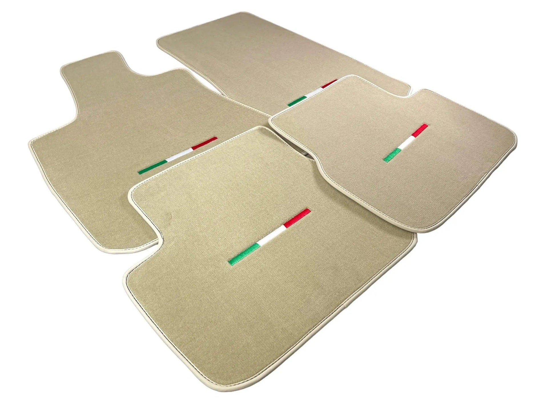 Beige Floor Mats For Maserati Grecale (2023-2024) Italy Edition - AutoWin
