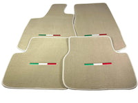 Beige Floor Mats For Maserati Levante (2017-2023) Italy Edition - AutoWin