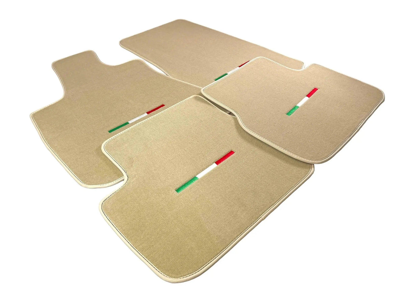 Beige Floor Mats For Maserati Levante (2017-2023) Italy Edition - AutoWin