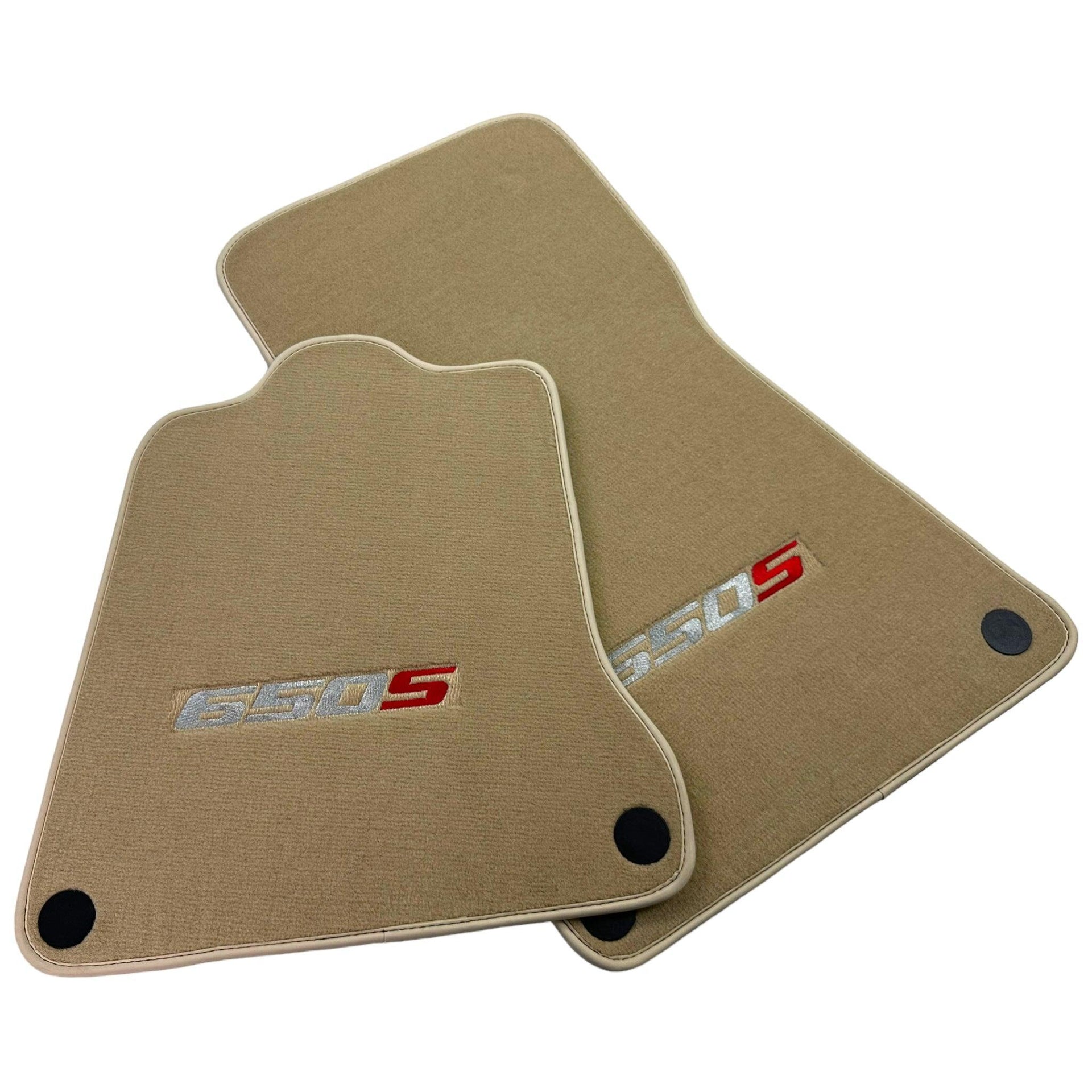 Beige Floor Mats For McLaren 650S Tailored - AutoWin