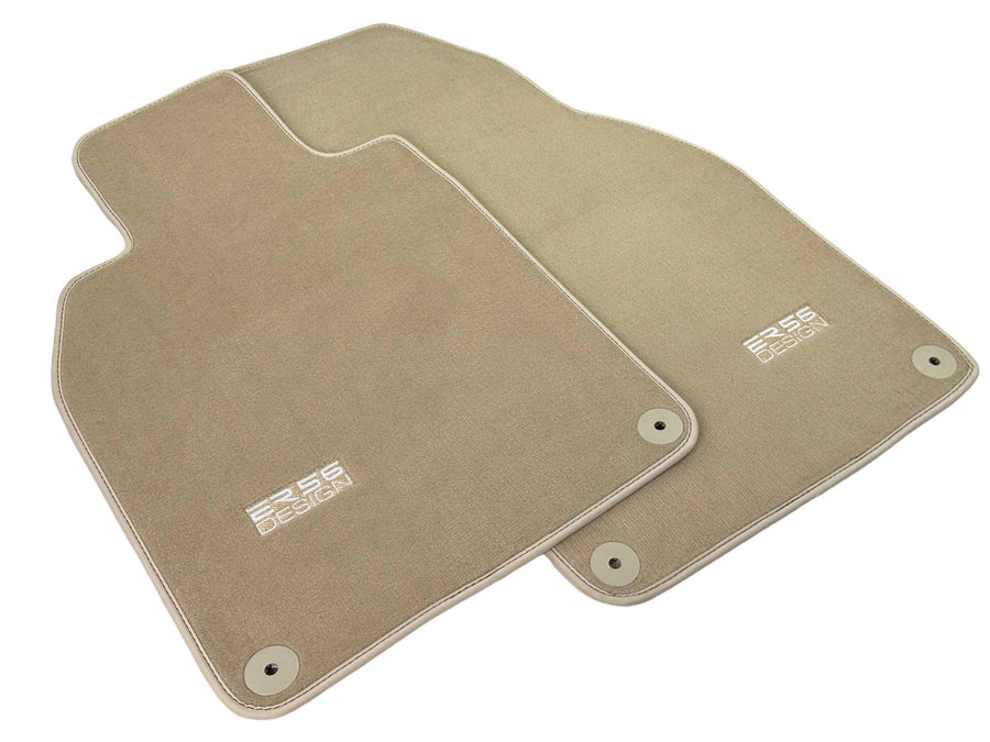 Beige Floor Mats for Porsche 718 Boxster (2016-2023) | Er56 Design - AutoWin