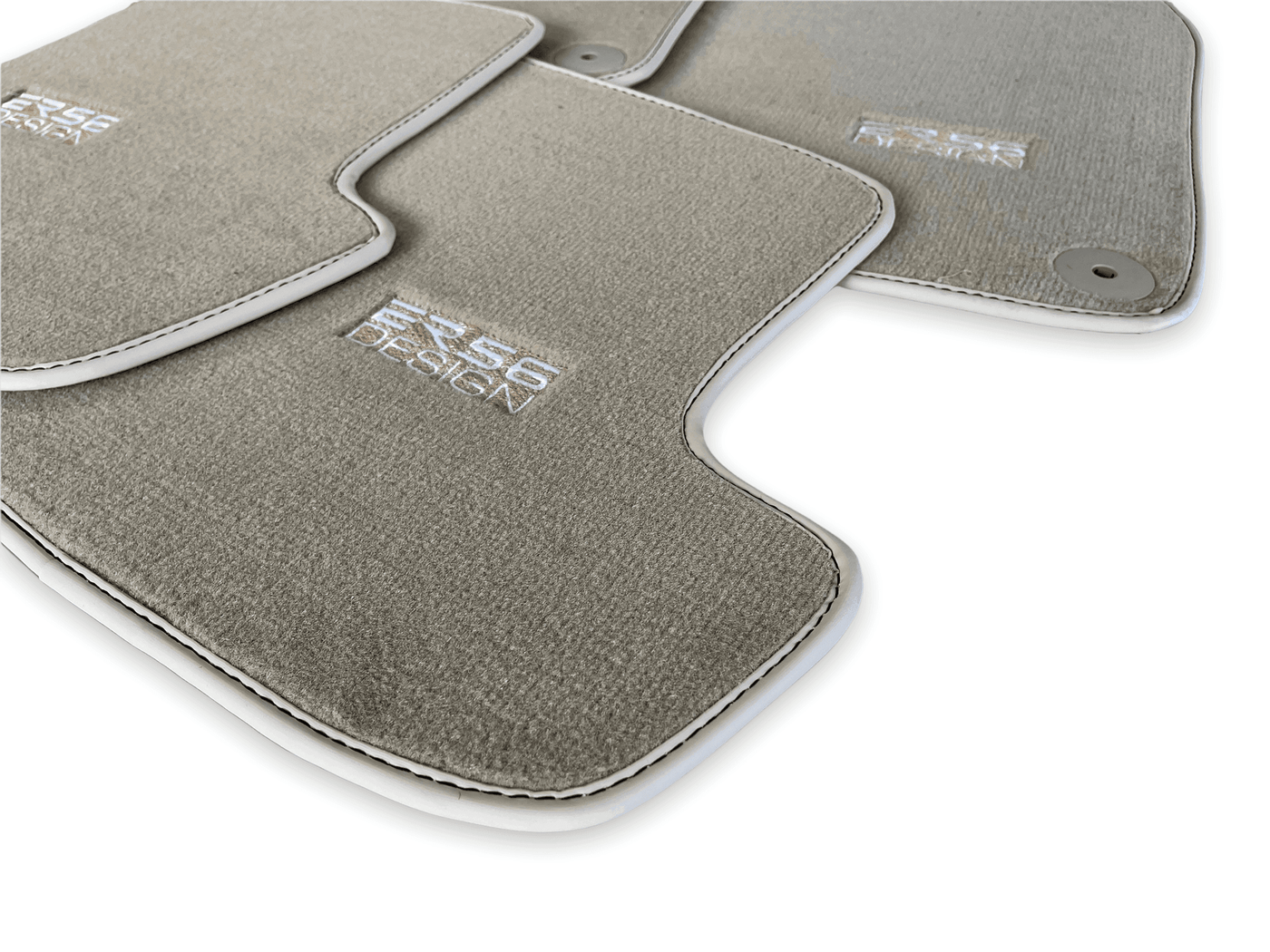 Beige Floor Mats for Porsche Macan (2014-2023) | ER56 Design - AutoWin